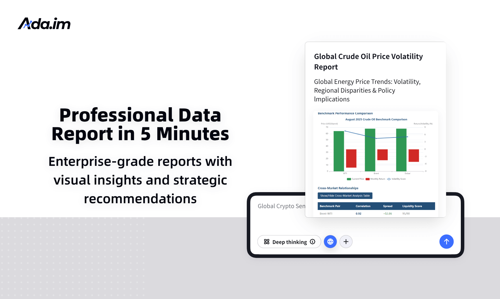 It effortlessly handles vast sales figures, complex user behavior logs, and multi-dimensional market data. Built-in AI algorithms simultaneously perform data cleaning, intelligent analysis, and extract core findings. The report includes key metric trends, comparative charts, and automatically highlights anomalies with root causes, pinpointing both business opportunities and potential risks.