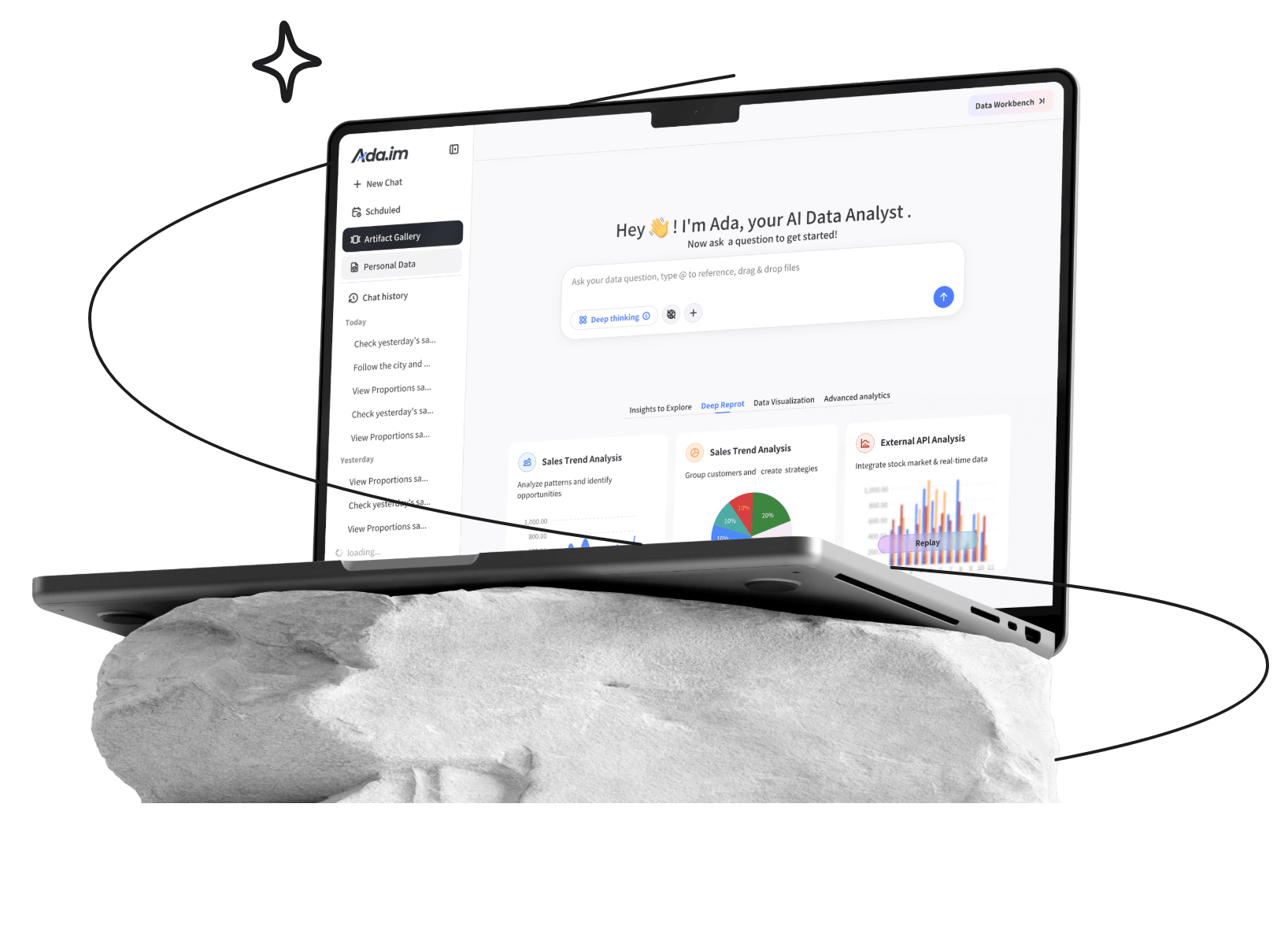 World's First AI Data Agent Ada.im